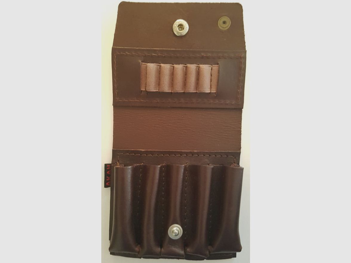 AKAH Étui Universel pour Cartouches en Cuir Véritable