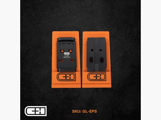 C&H Precision V4 MIL/LEO Adapter Holosun EPS / EPS Carry Fits GLOCK MOS