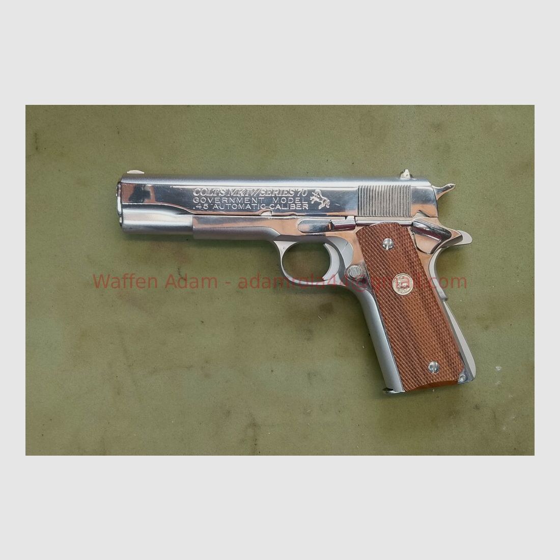 Colt MK IV/Serie`s 70 Government Nickel 1977