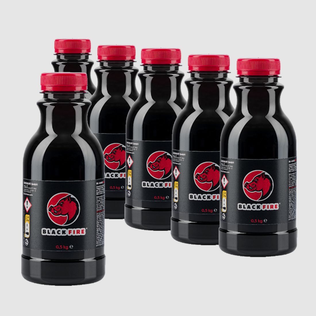 BLACK FIRE Tar Lockstoff fr Wildschweine 0,5 l 6er Pack