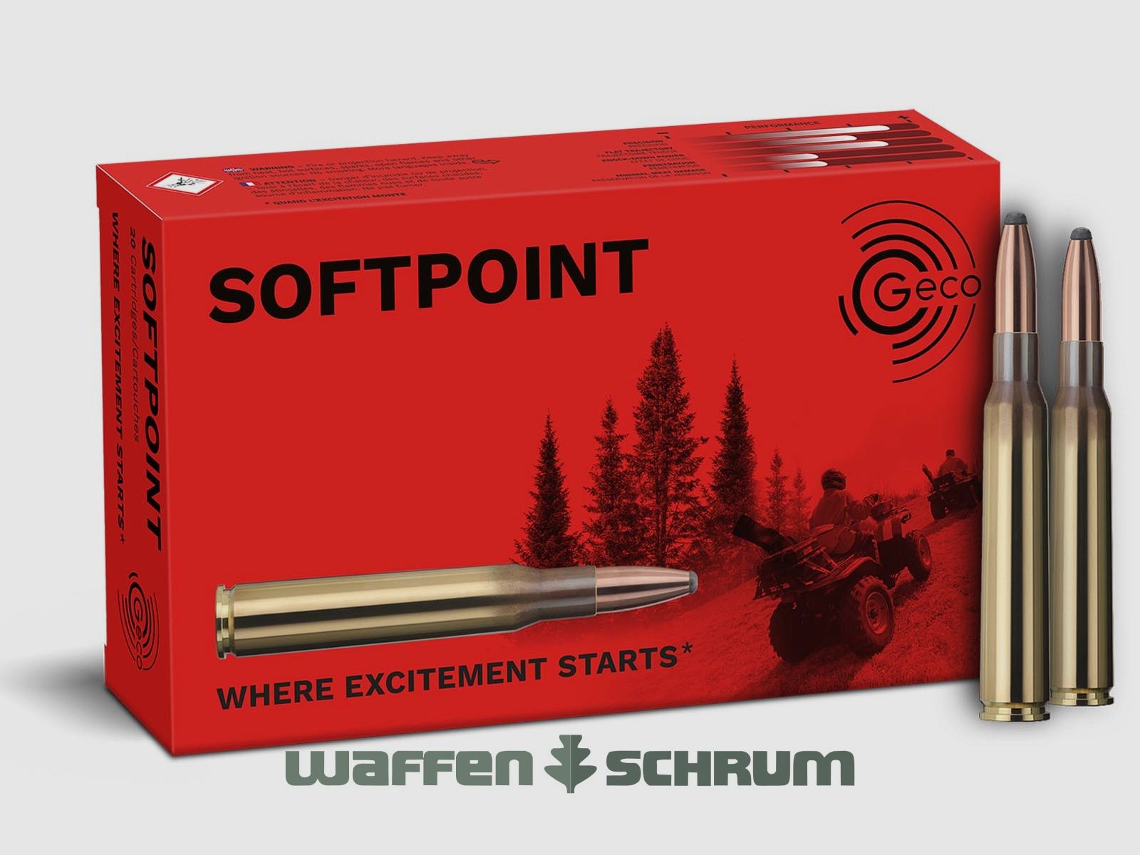 Geco Częściowa powłoka/SP 10,7g - 165gr 7x64