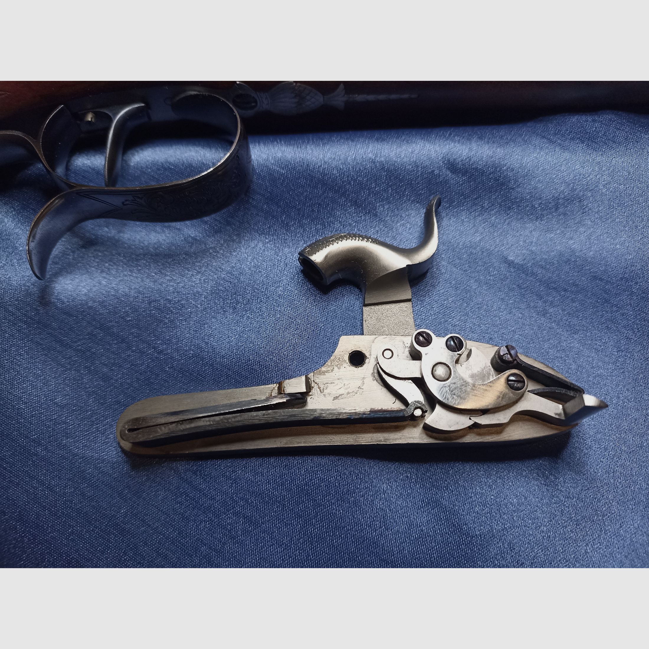 Pistola a percussione Hege Überlingen cal. 33 Siber a Losanna Oro