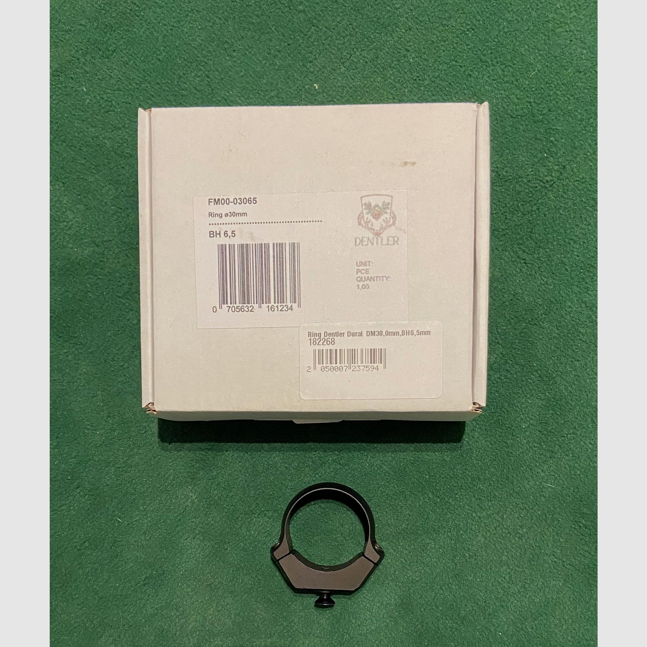 Dentler Montagering - 1x Modulring BASIS Ring Ø 30 mm BH = 6,5 mm (Aluminium)