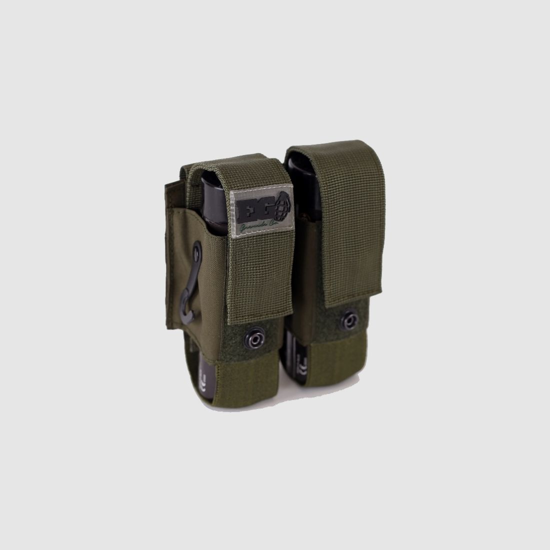 Enolagaye Rauchgranaten Molle-Doppel-Tasche (oliv)