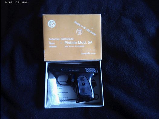 HS  Herbert Schmidt   Mod. 5 A      PTB 100/02  sehr gepflegter Zustand