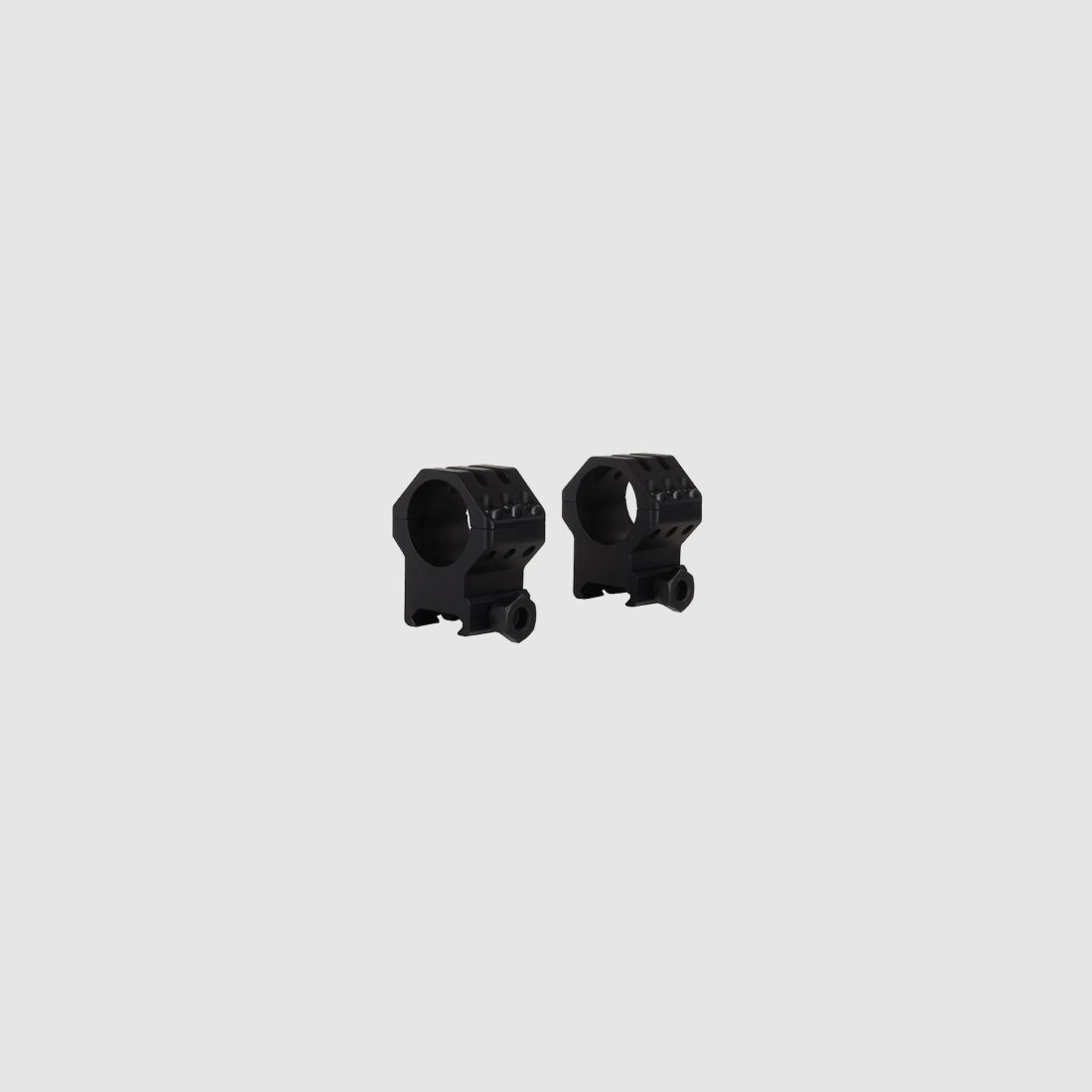 Weaver Tactical 6-Hole Picatinny-Style Ringe matt schwarz 25,4mm extra high, BH 13,21mm