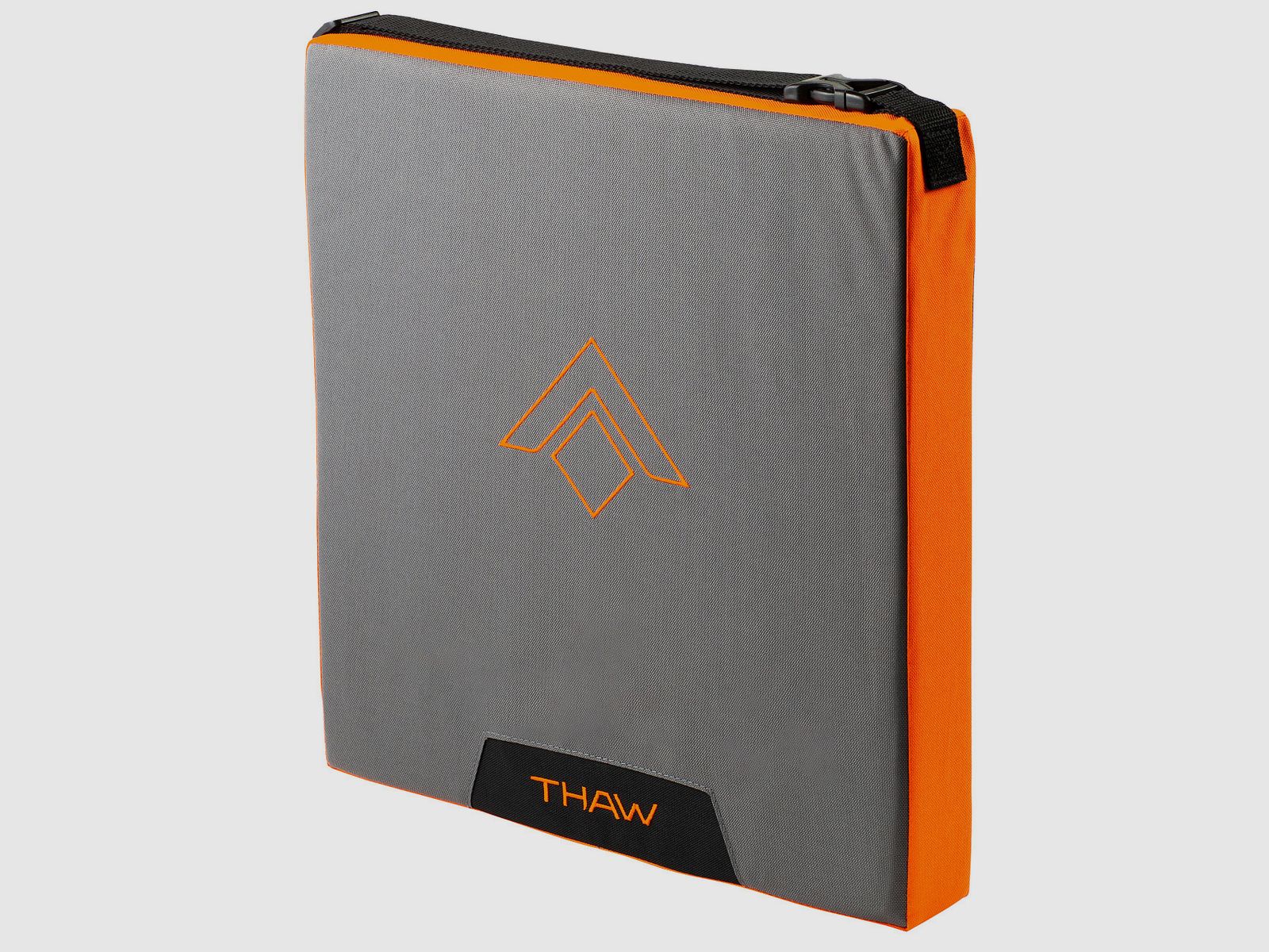 Thaw heated seat cushion without battery