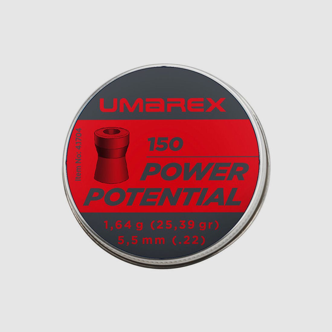Umarex Power Potential Diabolos Flachkopf .5,5 mm 1,64 g - 150 Stück/ Dose