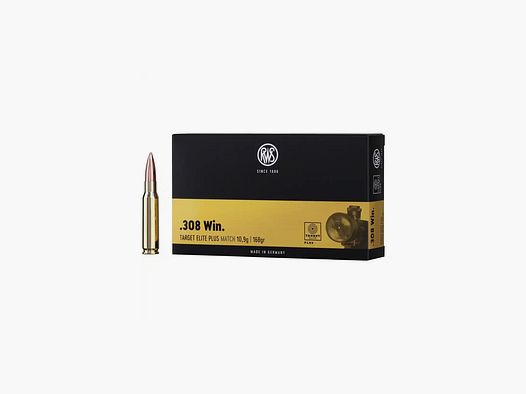 RWS .308 Win. Target Elite Plus 10.9g 168gr