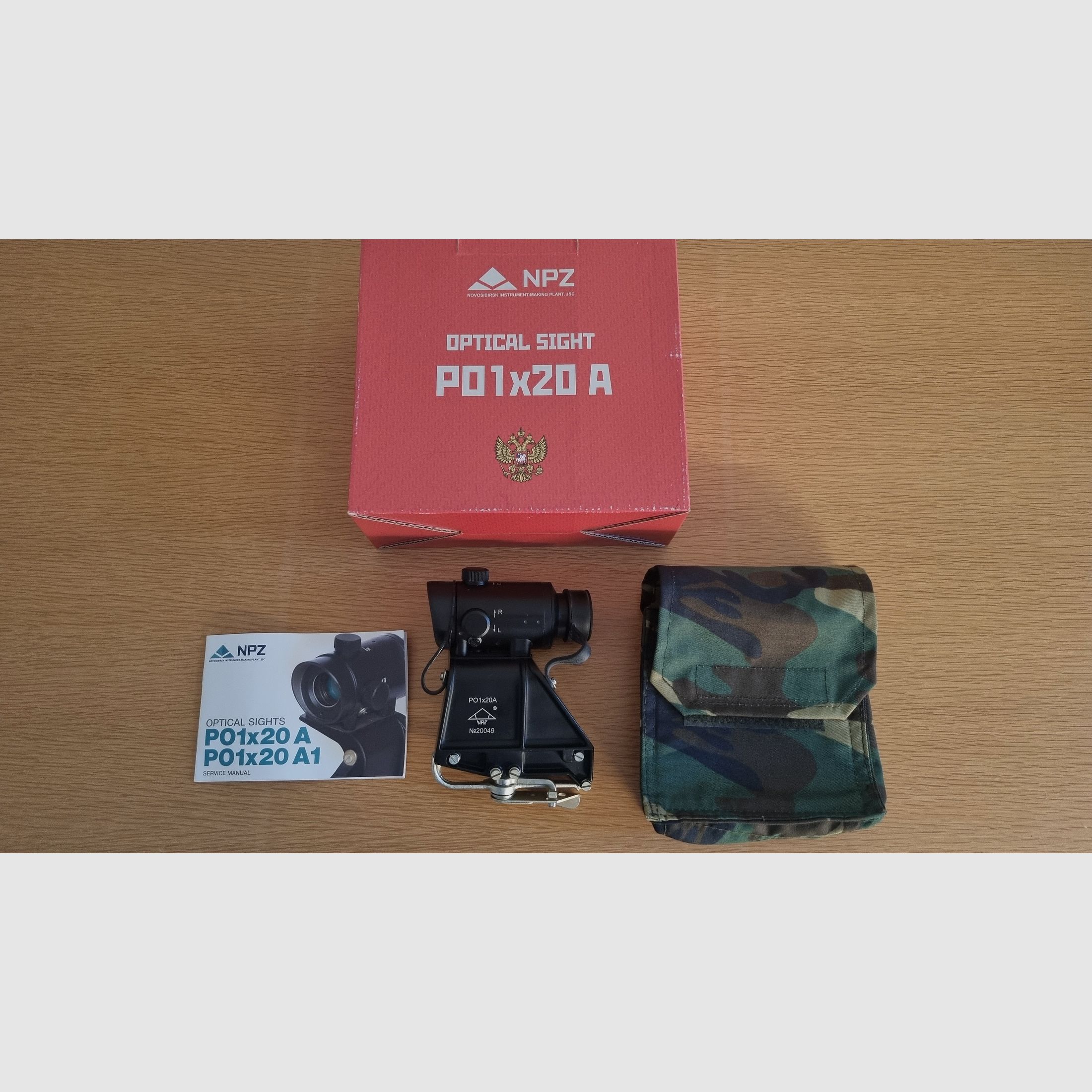 EXTREEM ZELDEN!!! PO 1x20A Rakurs (1P76) collimator / reflex sight voor AK - Kalasjnikov van NPZ, Rusland