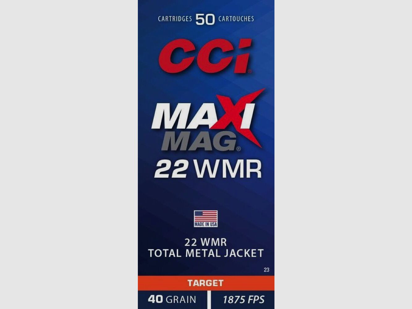 CCI Maxi-Mag TMJ 40grs 50St .22wmr