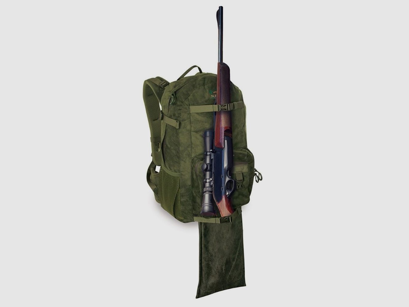 Hunting backpack with rifle pocket Suede 28 liters PF Pro Nature by Marsupio, image 4 of 7