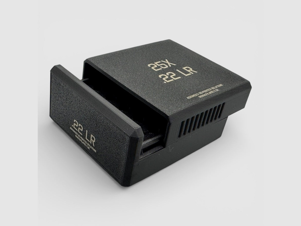 Filamelt Munitionsbox / .22 LR / .22 LFB / ‘Schiebedeckel’ / Patronenbox, Ammo Box