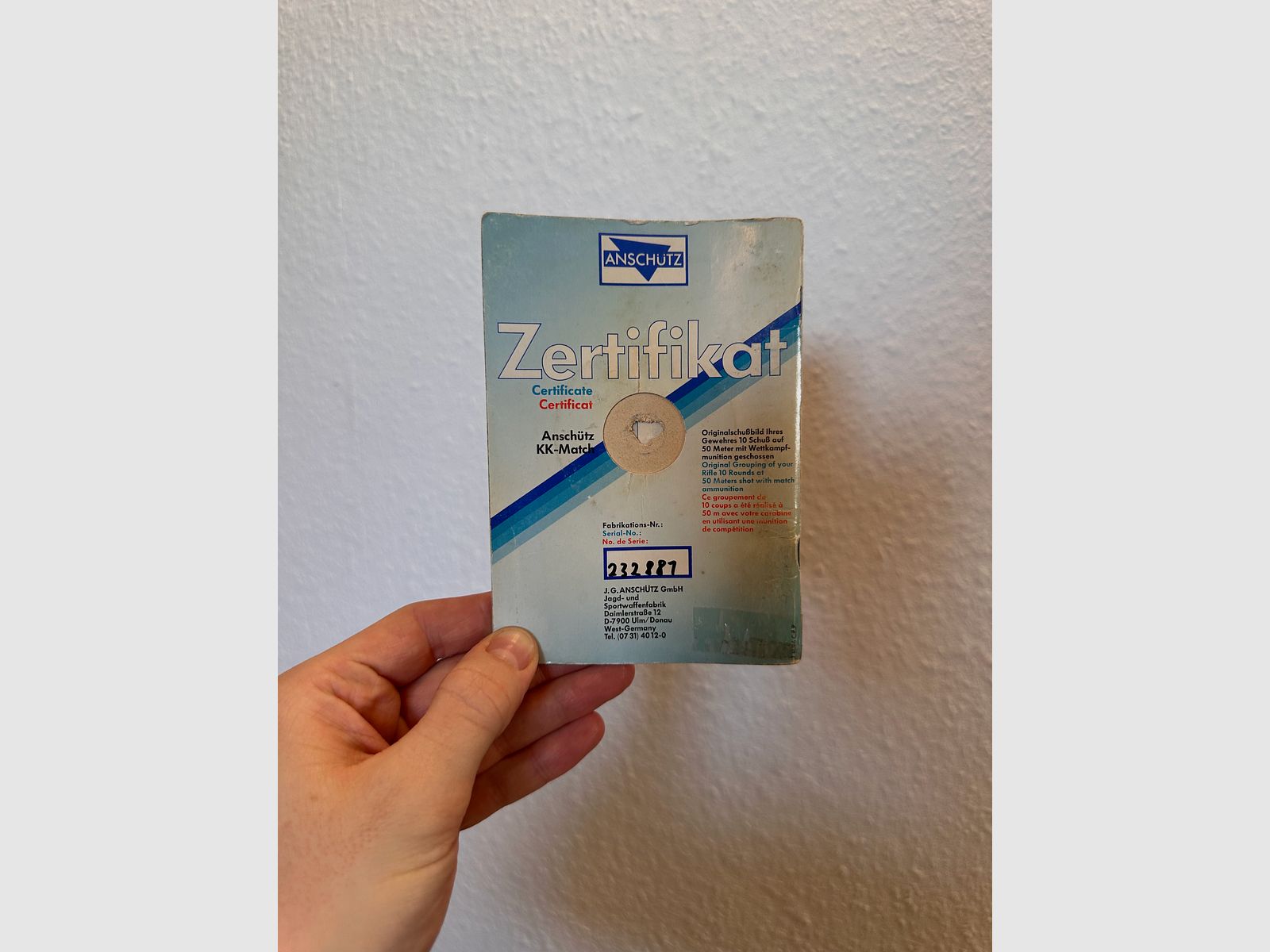 Karabin Anschütz Match 1807 KK – Kompletny zestaw w doskonałym stanie