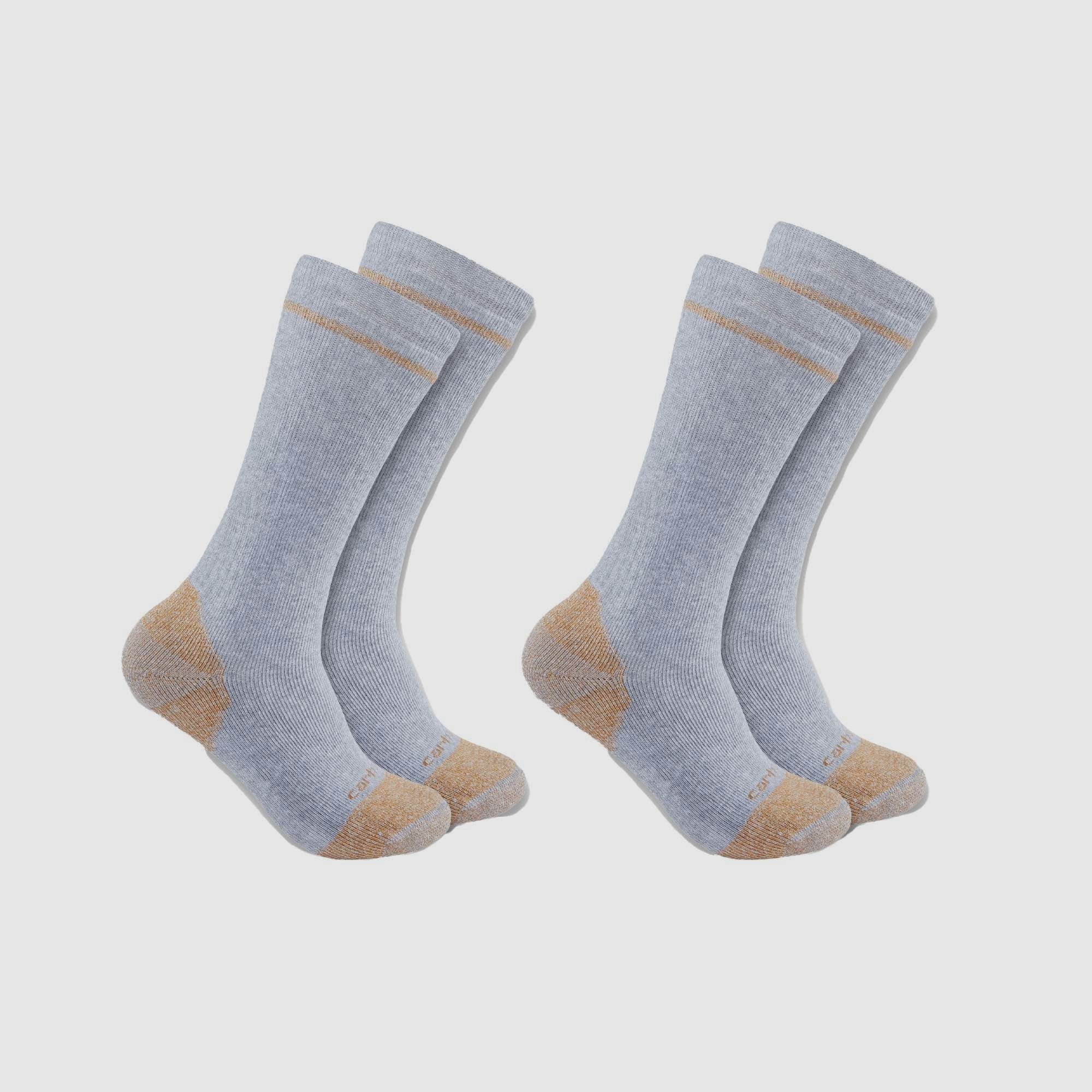 Carhartt Cotton Socks 2-Pack Men Grey L