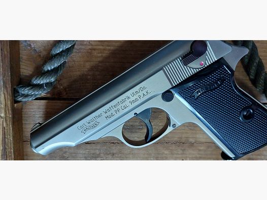 Walther PP chrome 9 mm PAK (PTB 620)