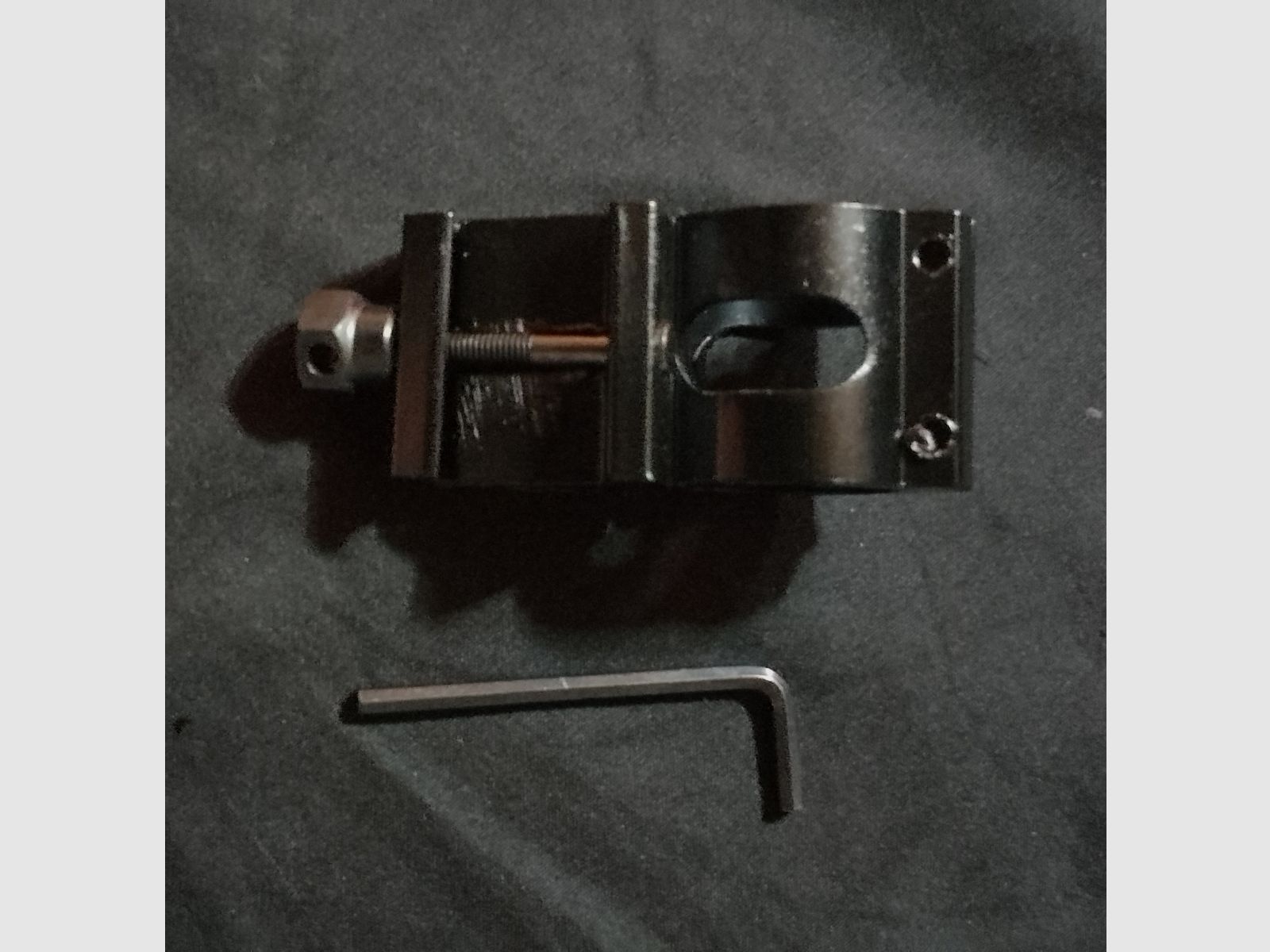Zielfernrohr Picatinny Befestigung Montage Schnellspanner Taschenlampe 25,4mm  45° grad