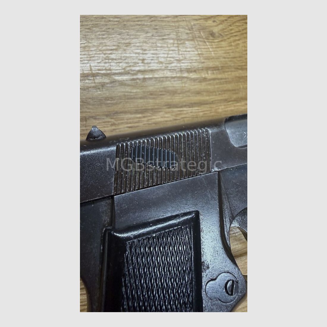 FN High Power con accettazione WaA Wehrmacht - pistola semiautomatica 9mm Luger FN Herstal Belgio - numeri corrispondenti senza prova, immagine 10 di 10
