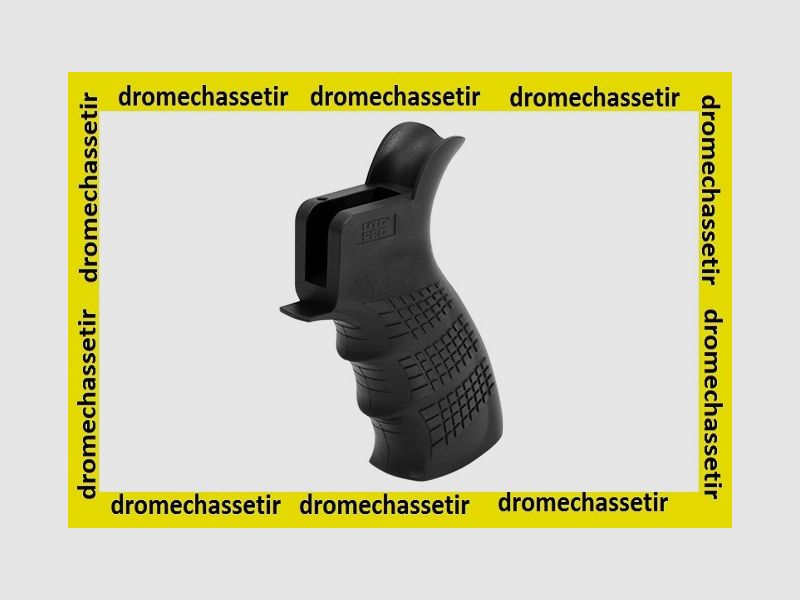 poignée UTG Pro pour AR15, M4 et chassis , avec empreinte des doigts, noir, image 1 sur 2