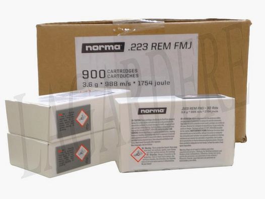 NORMA FMJ TACT 55 GRS (Patrone mit Geschoss)
