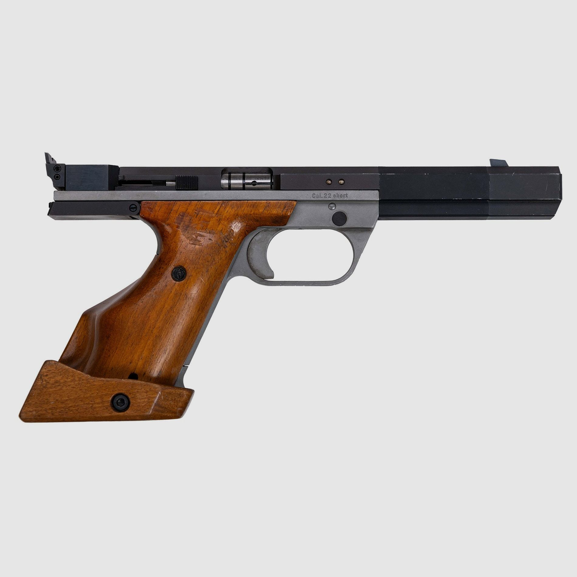 Hämmerli Mod. 230 , verstellbarer Match-Griff, verstellbare Sport-Visierung, .22Short
