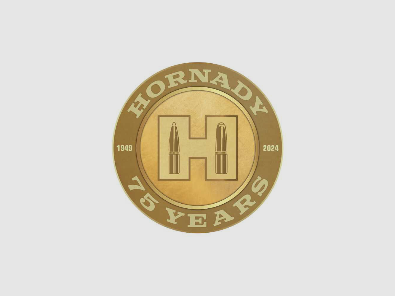 Hornady "75 Anniversary" - Blechschild