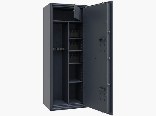 ISS Multi-purpose gun cabinet class 1 (Color graphite gray, door right-hinged)