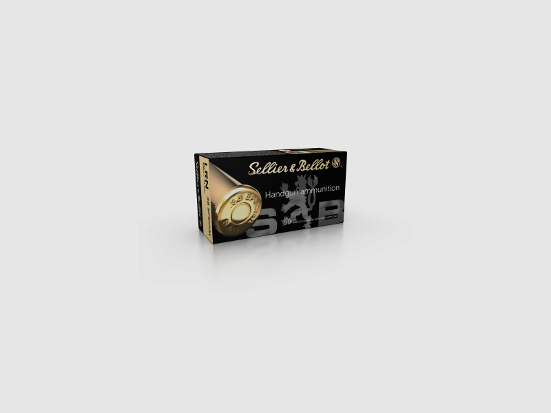 Sellier & Bellot Revolvermunition .38 Special 10,25g Lead Round Nose