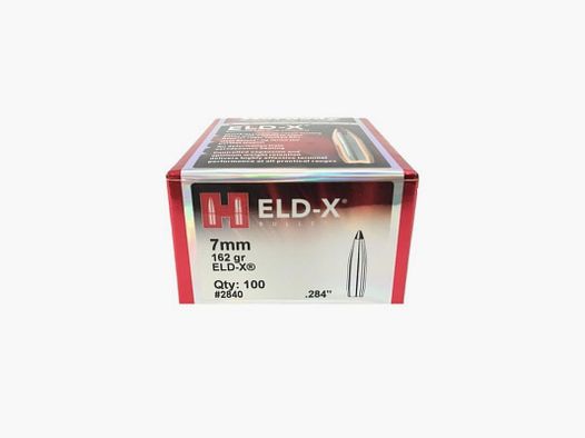 HORNADY Balas 7MM ELD-X GR 162