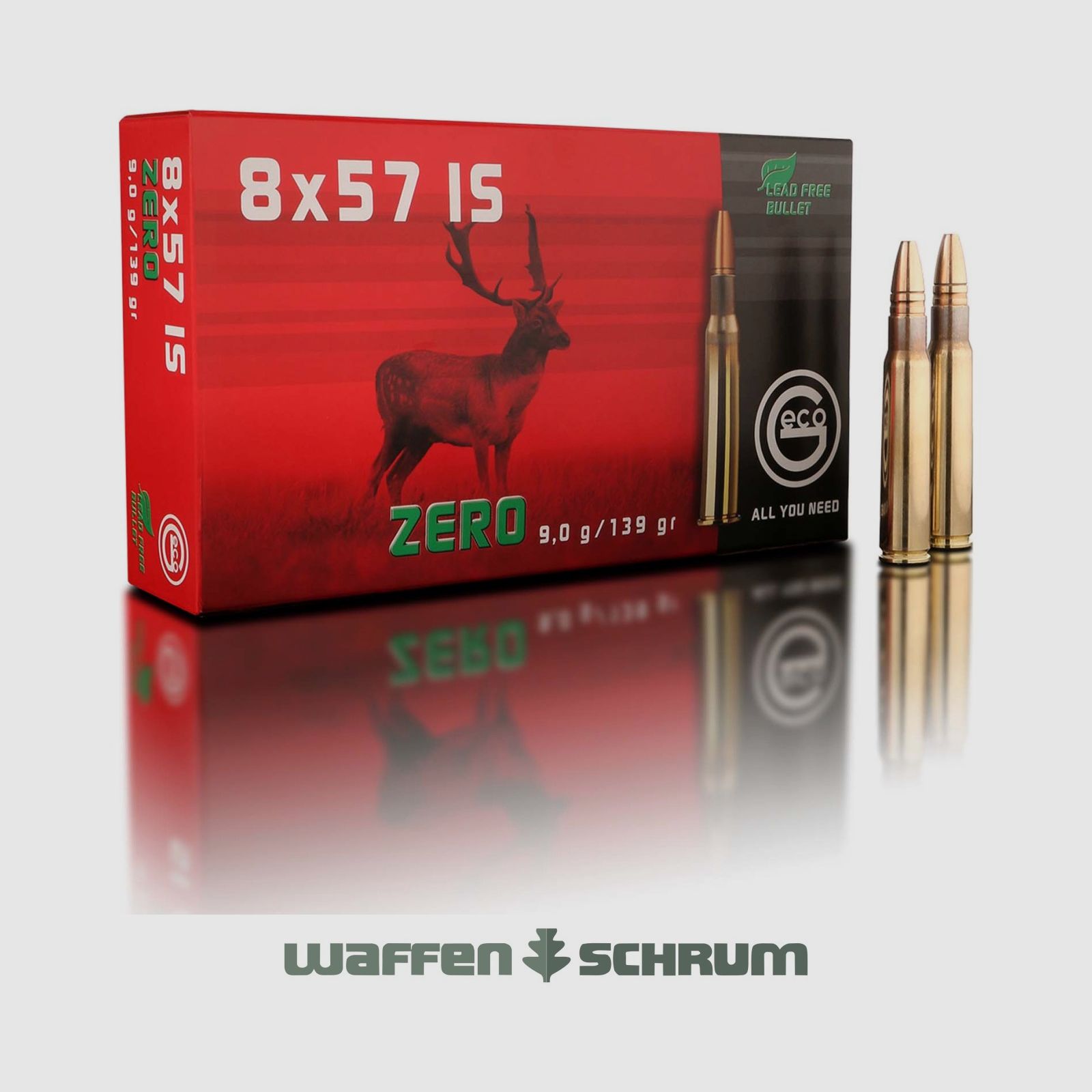 Geco Zero 9,0g - 139gr 8x57JS