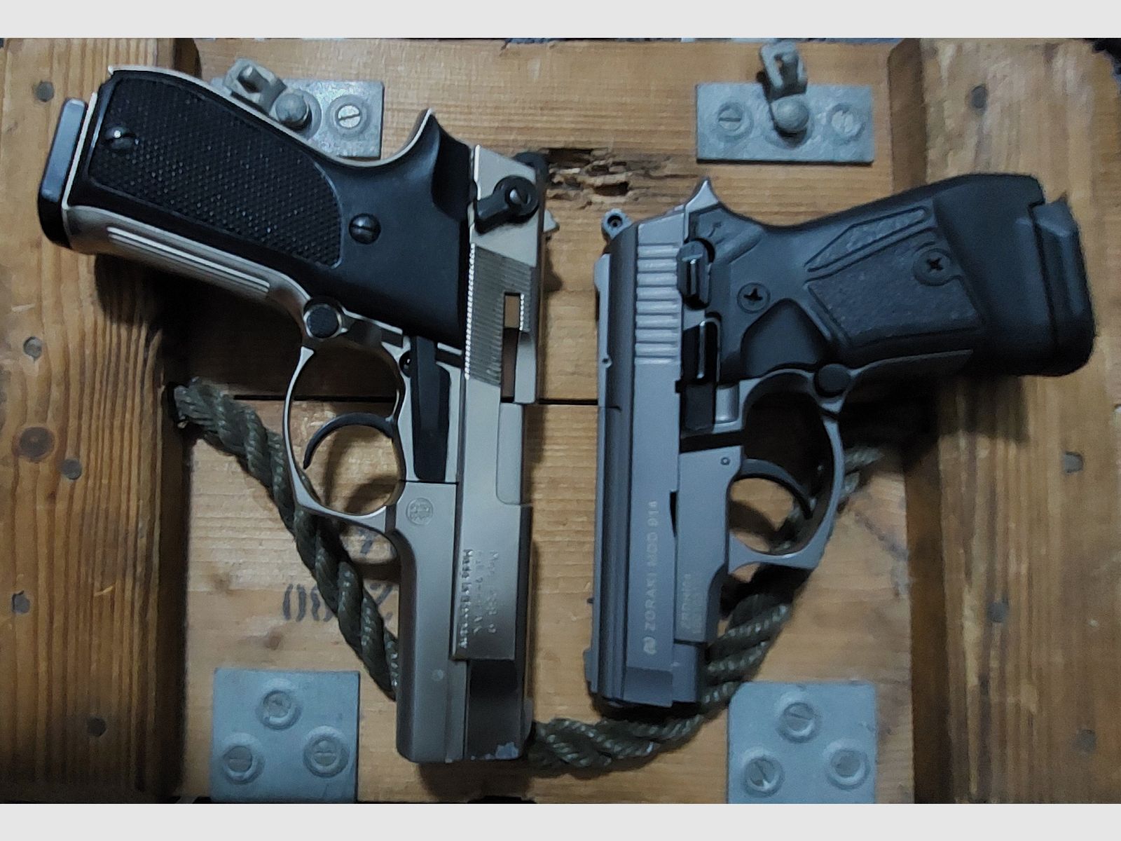 WALTHER P88 y ZORAKI 914 9 mm Schreckschuss no Walther Glock HW94 Colt