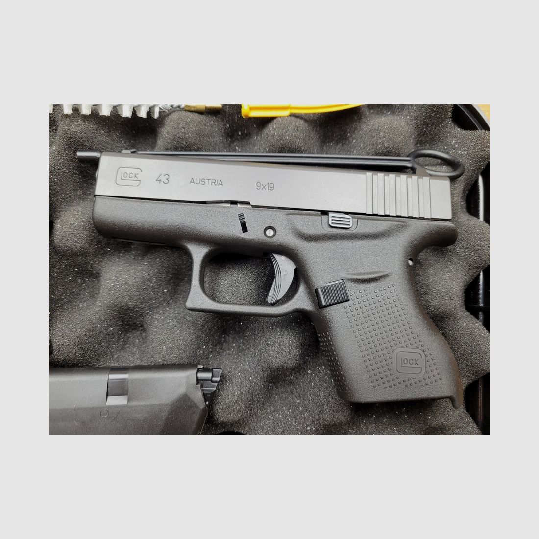 Pistola Glock 43 – Gen 4 – 2 caricatori – Scatola originale – 155 colpi all'attivo! – Nuovo!, immagine 3 di 4