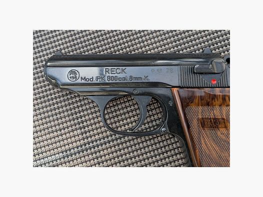 Sammlerrarität, Reck Mod. PK800 , Erste PTB 196,  8mmk