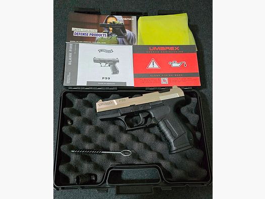 Walther P99 Schreckschuss Nickel 9mm PAK 