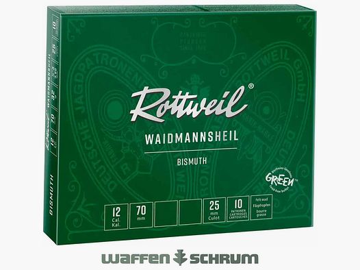 Rottweil Waidmannsheil Bismuth 12/70 3,0mm - 32g