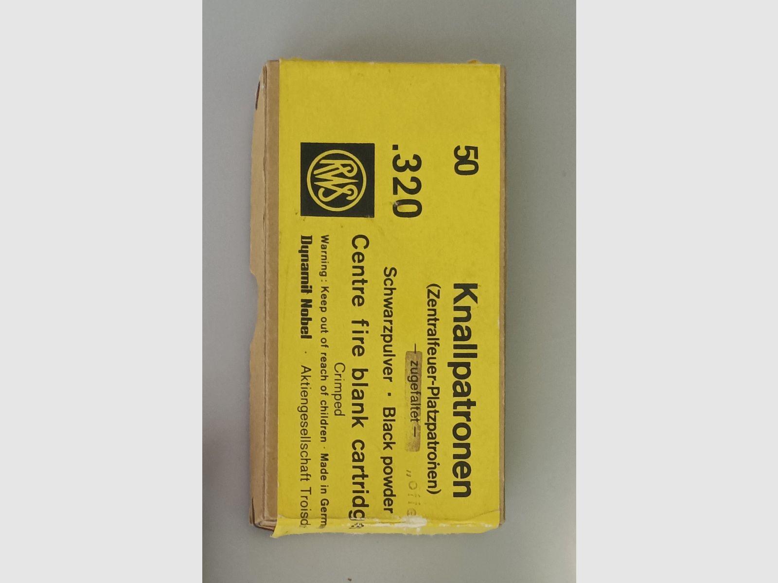 RWS .320 Knallpatronen
