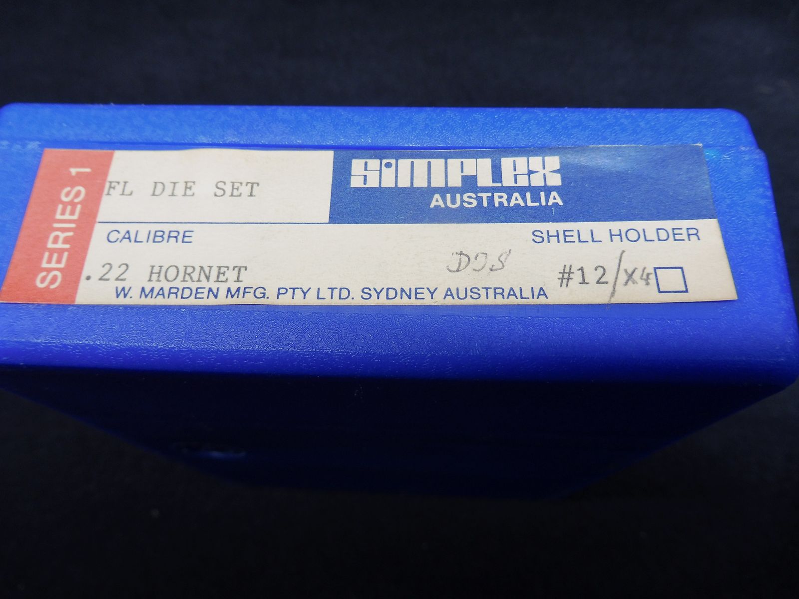 SIMPLEX-MATRIZENSATZ .22HORNET FL DIE SET