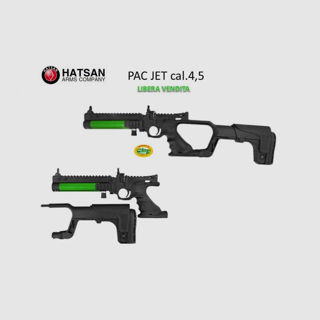 HATSAN PAC JET Kal.4,5 - Pistole/Büchse, Bild 2 von 2