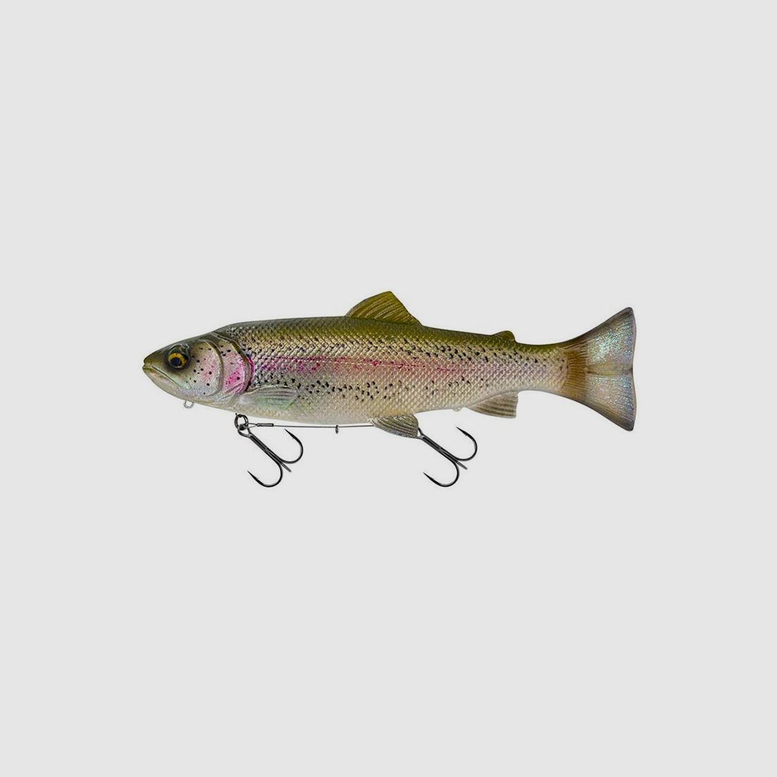 SAVAGE GEAR – 3D LINE THRU PULSETAIL TROUT 20cm 102g | Slow Sinking | Clear Rainbow