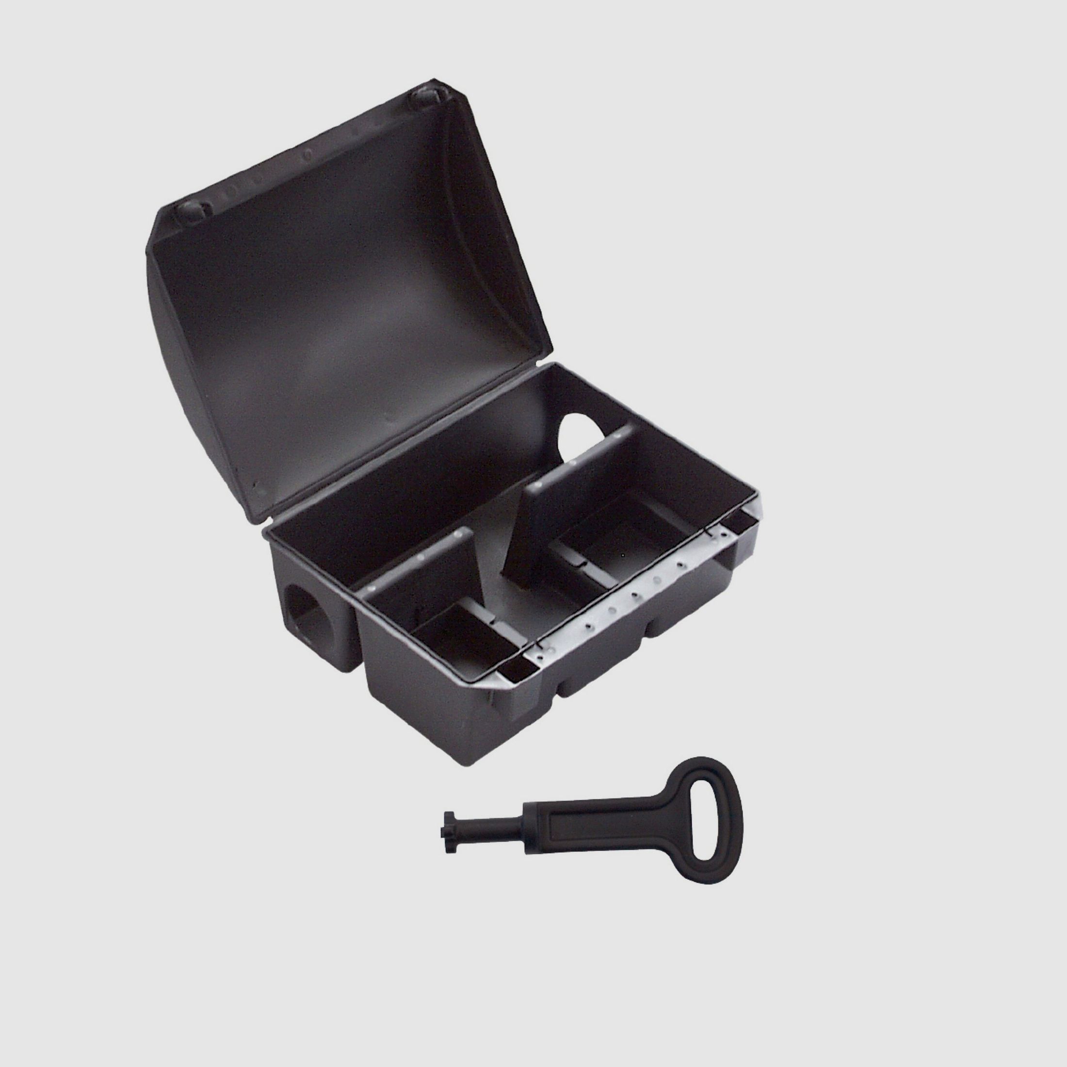 Rat trap box made of plastic