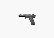 PISTOLET RUGER MARK 4 22/45 LITE NOIR ANODISE FILETE CAL 22 LR