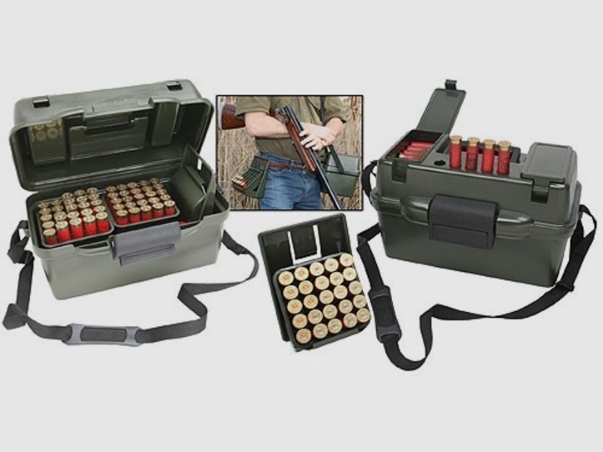 MTM Caja de cartuchos SH100-12-09 camuflaje salvaje para 100 cartuchos de perdigones .12