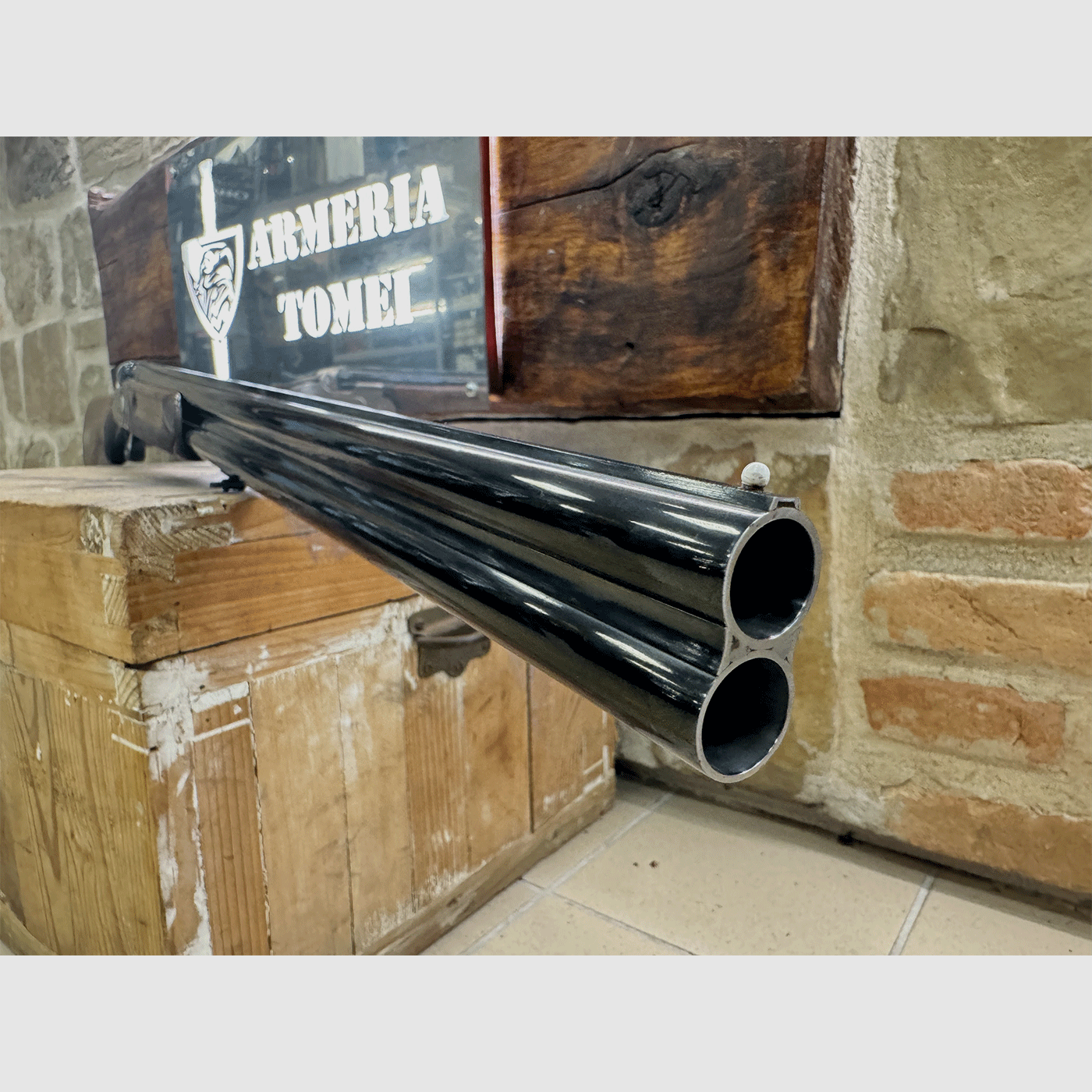 GEBRUIKT – Bockdoppelflinte – BERETTA MOD. S2 kal. 12, afbeelding 4 van 7