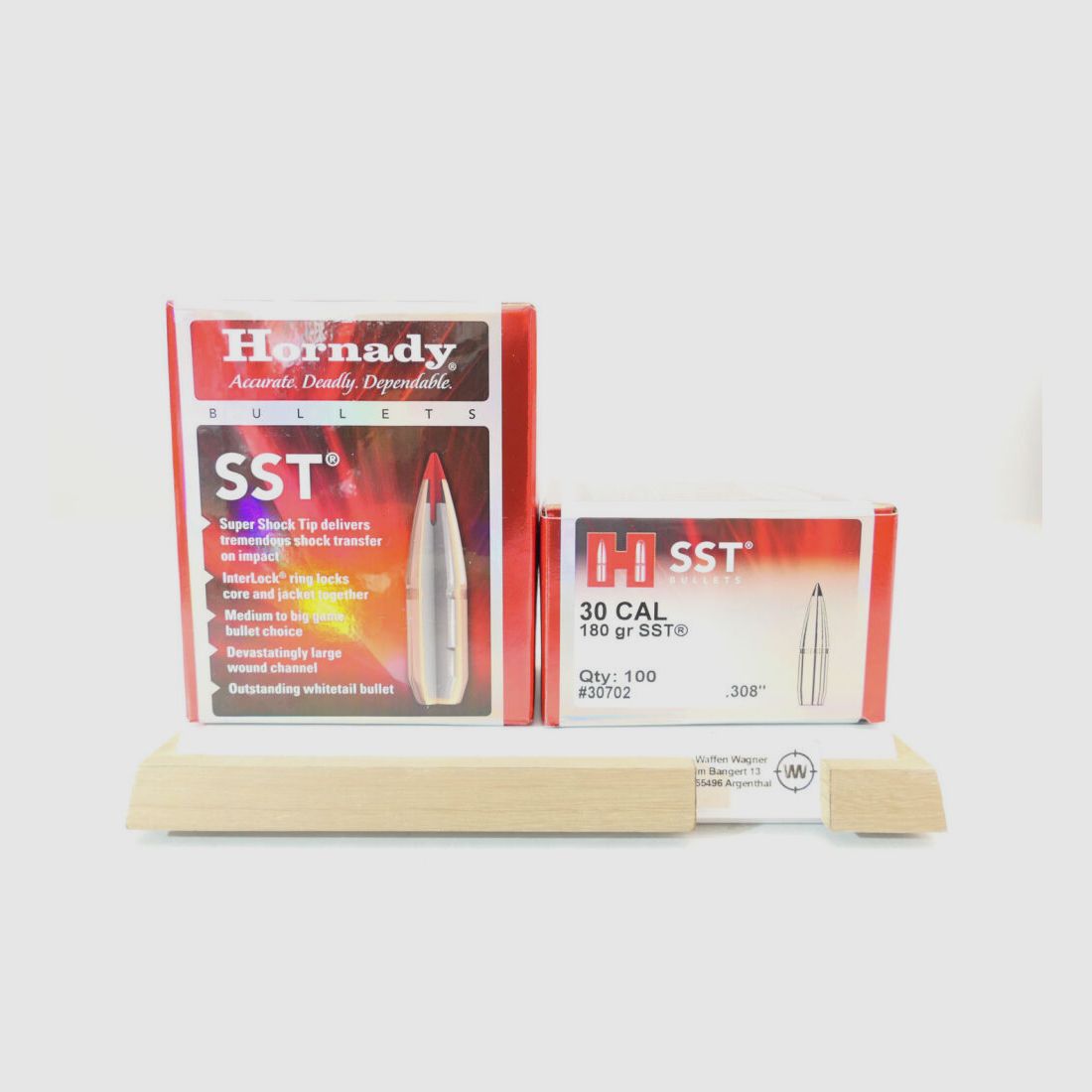 Balas Hornady SST 180grs .30/.308