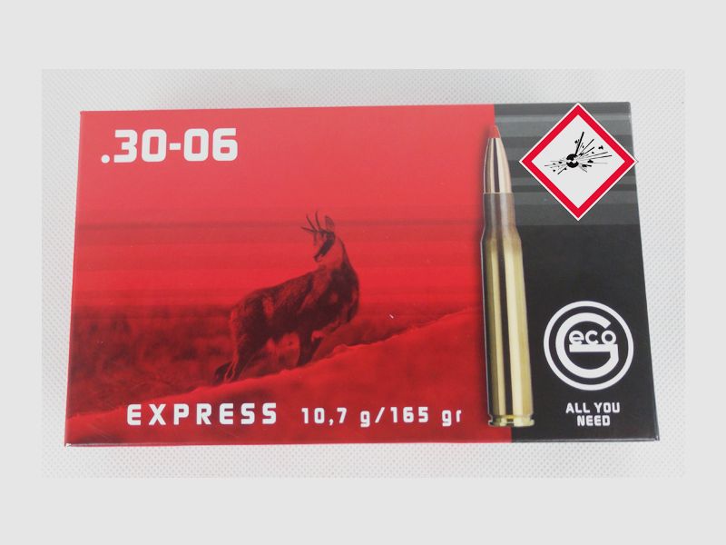 Geco Express cartuccia da caccia cal. .30-06 TM 165gr