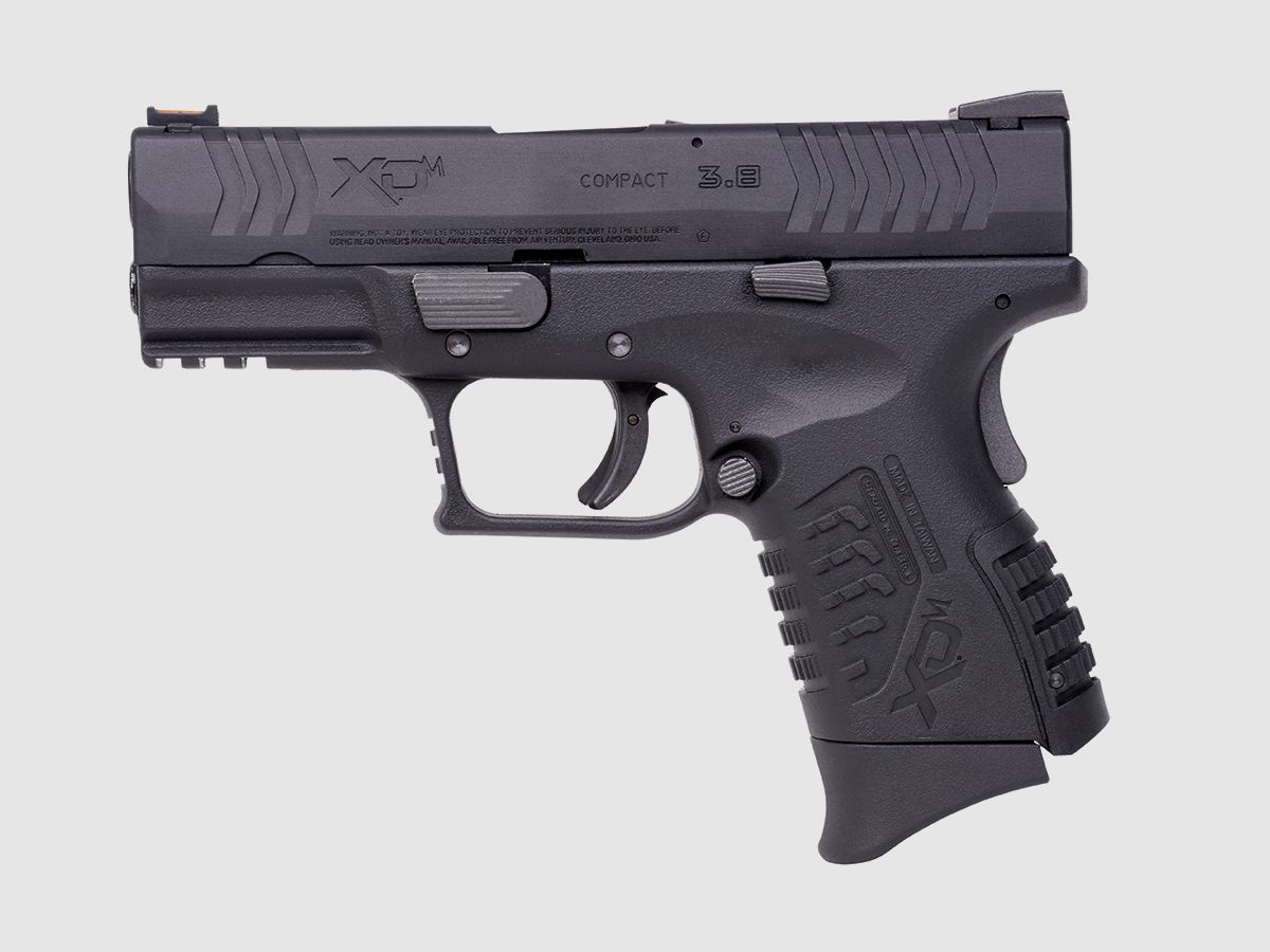 Springfield XDM Compact Czarny 4,5mm BB - Sprężone powietrze Co2 BlowBack