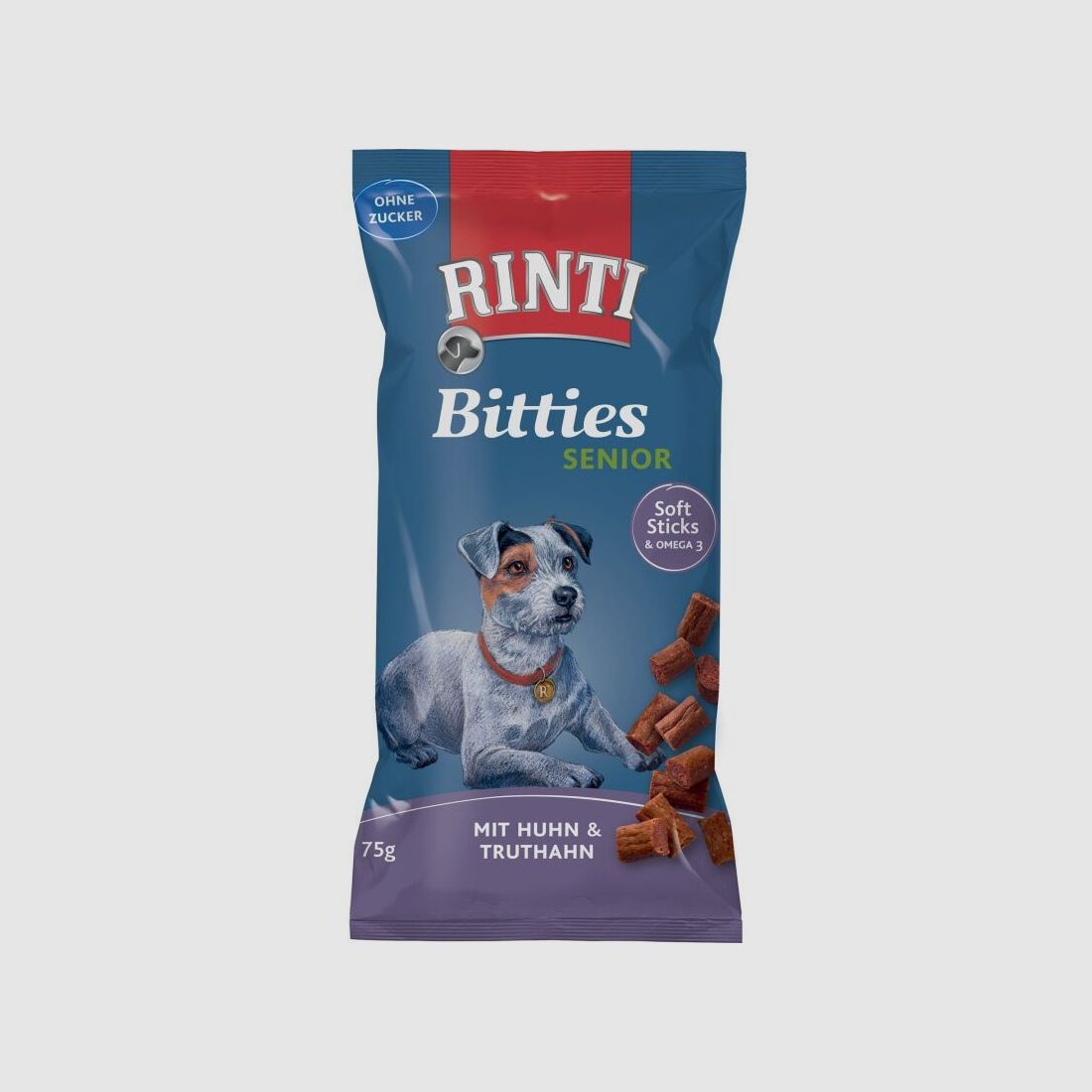 Rinti Hunde Snacks Beutel Bitties Senior 75g