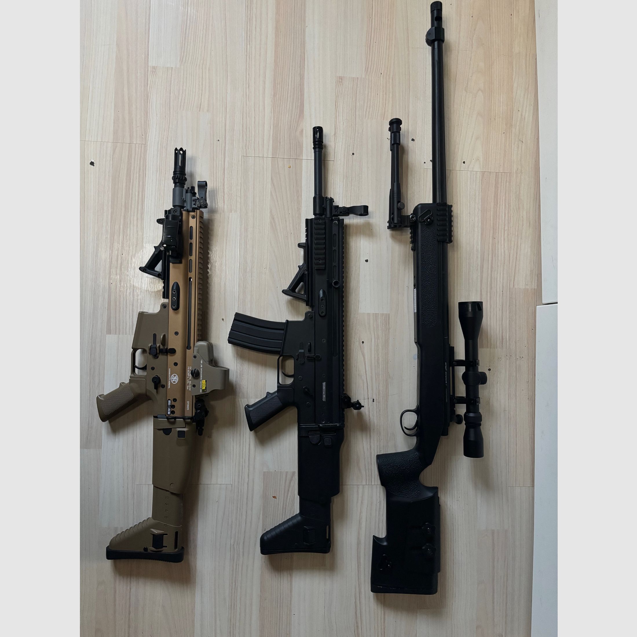 Ich verkaufe meine Softair Waffen