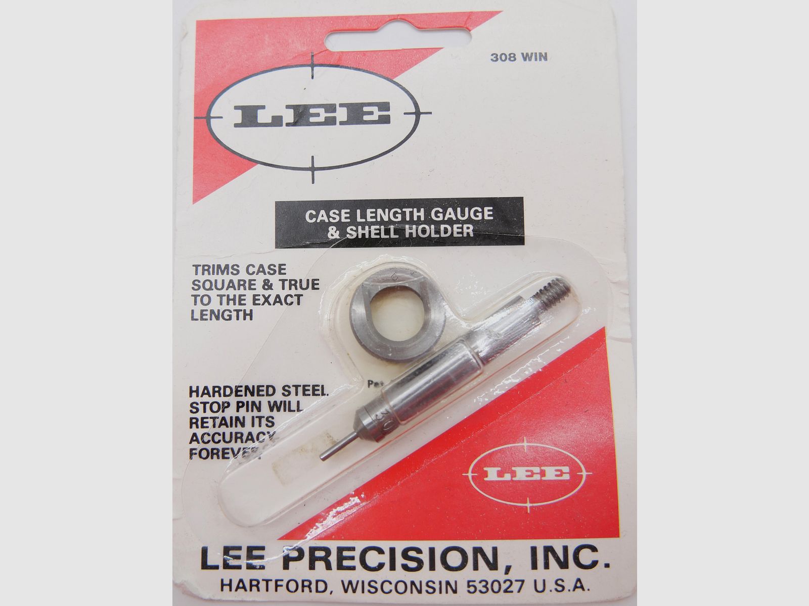 LEE PRECISION Lee Length Gauge/ Shellholder, .308 Win