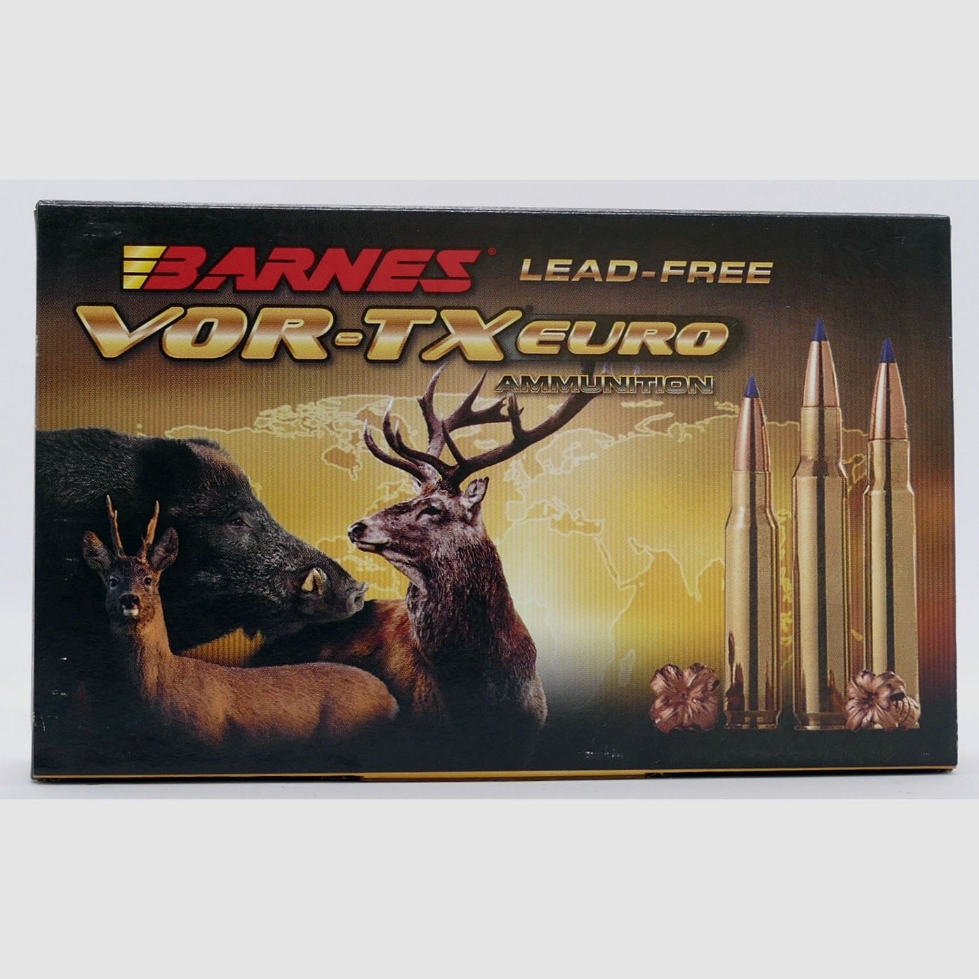 Barnes 9,3x62 VOR-TX Euro TTSX 16,2g/250grs Büchsenpatronen Bleifrei